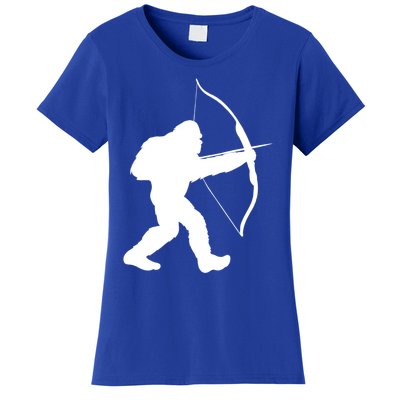 Traditional Archery Bigfoot Recurve Bow Lovers Cool Gift Women's T-Shirt