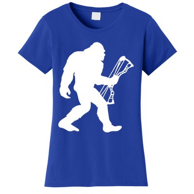 Traditional Archery Bigfoot Recurve Bow Sasquatch Archery Gift Women's T-Shirt