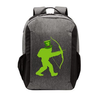 Traditional Archery Bigfoot St Patricks Day Recurve Graphic Gift Vector Backpack