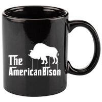 The American Bison 11oz C Handle Ceramic Mug