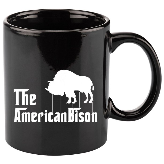 The American Bison 11oz C Handle Ceramic Mug