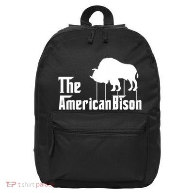 The American Bison 16 in Basic Backpack