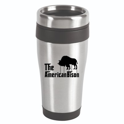 The American Bison 16oz Travel Tumbler