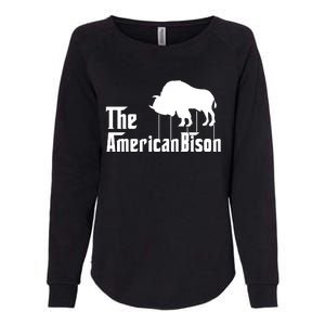 The American Bison Womens California Wash Sweatshirt