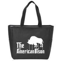 The American Bison Zip Tote Bag