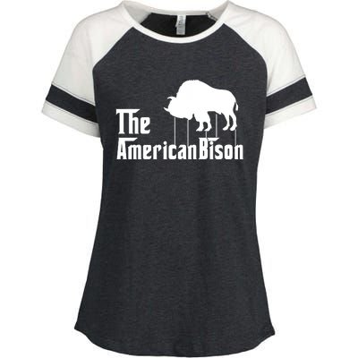 The American Bison Enza Ladies Jersey Colorblock Tee