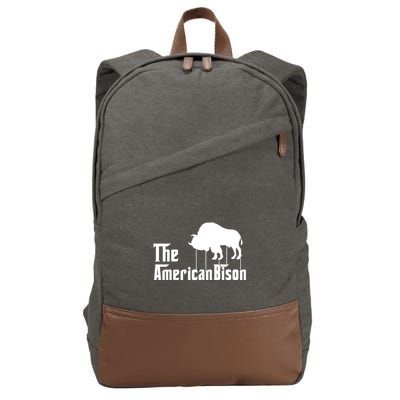 The American Bison Cotton Canvas Backpack