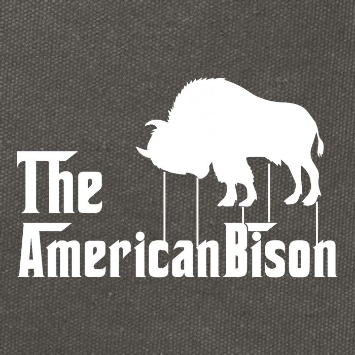 The American Bison Cotton Canvas Backpack