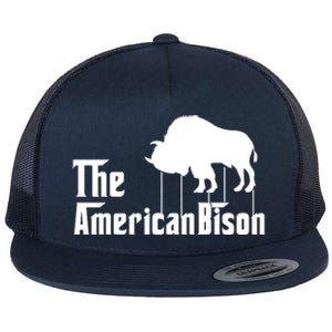 The American Bison Flat Bill Trucker Hat