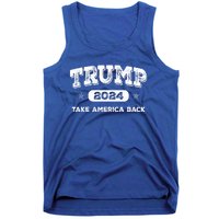 Take America Back American Flag Trump 2024 Funny Gift Tank Top