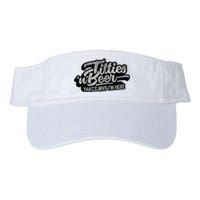 Titties And Beer Why Im Here Funny Beer Lover Adult Valucap Bio-Washed Visor