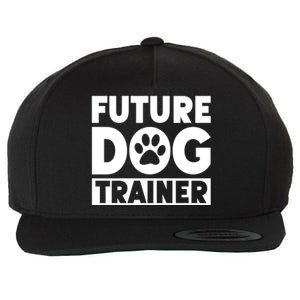 Training Animal Behaviorist Gift Dog Trainer Gift Wool Snapback Cap