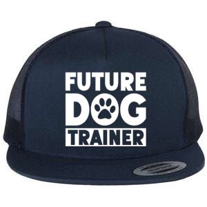 Training Animal Behaviorist Gift Dog Trainer Gift Flat Bill Trucker Hat