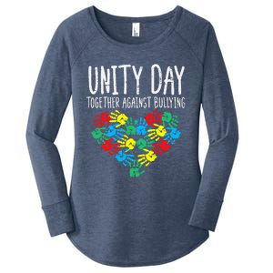 Together Against Bullying Unity Day Orange Anti Bully Women's Perfect Tri Tunic Long Sleeve Shirt