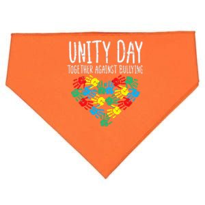 Together Against Bullying Unity Day Orange Anti Bully USA-Made Doggie Bandana