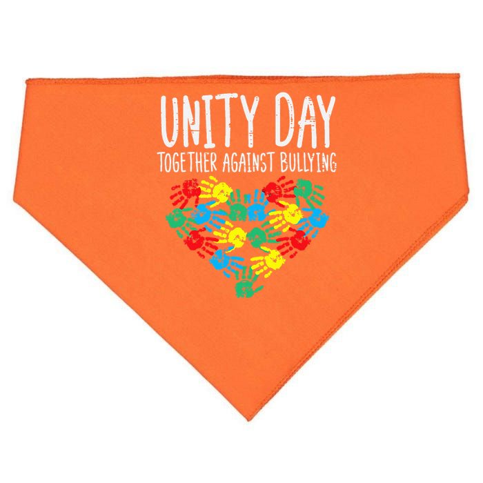 Together Against Bullying Unity Day Orange Anti Bully USA-Made Doggie Bandana