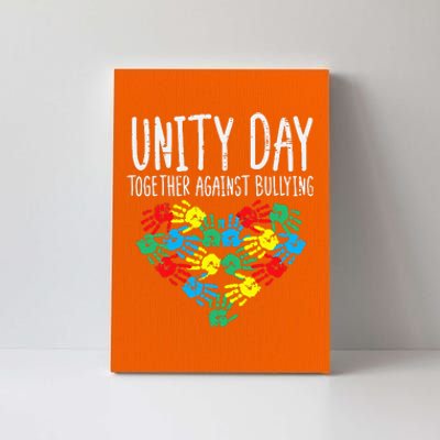 Together Against Bullying Unity Day Orange Anti Bully Canvas