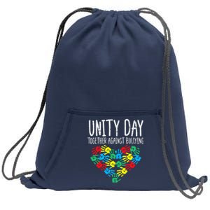 Together Against Bullying Unity Day Orange Anti Bully Sweatshirt Cinch Pack Bag