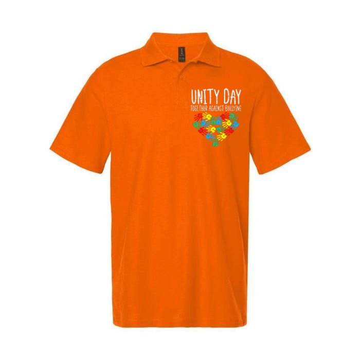 Together Against Bullying Unity Day Orange Anti Bully Softstyle Adult Sport Polo