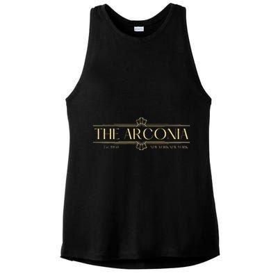 The Arconia Building Est. 1908 Murders New York Ladies PosiCharge Tri-Blend Wicking Tank