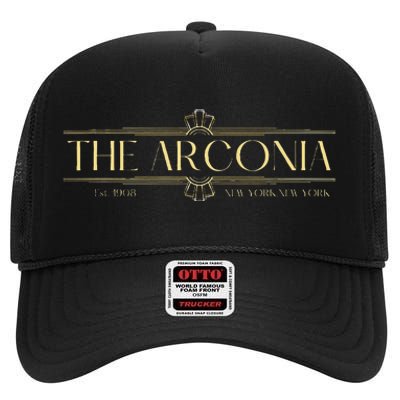 The Arconia Building Est. 1908 Murders New York High Crown Mesh Back Trucker Hat