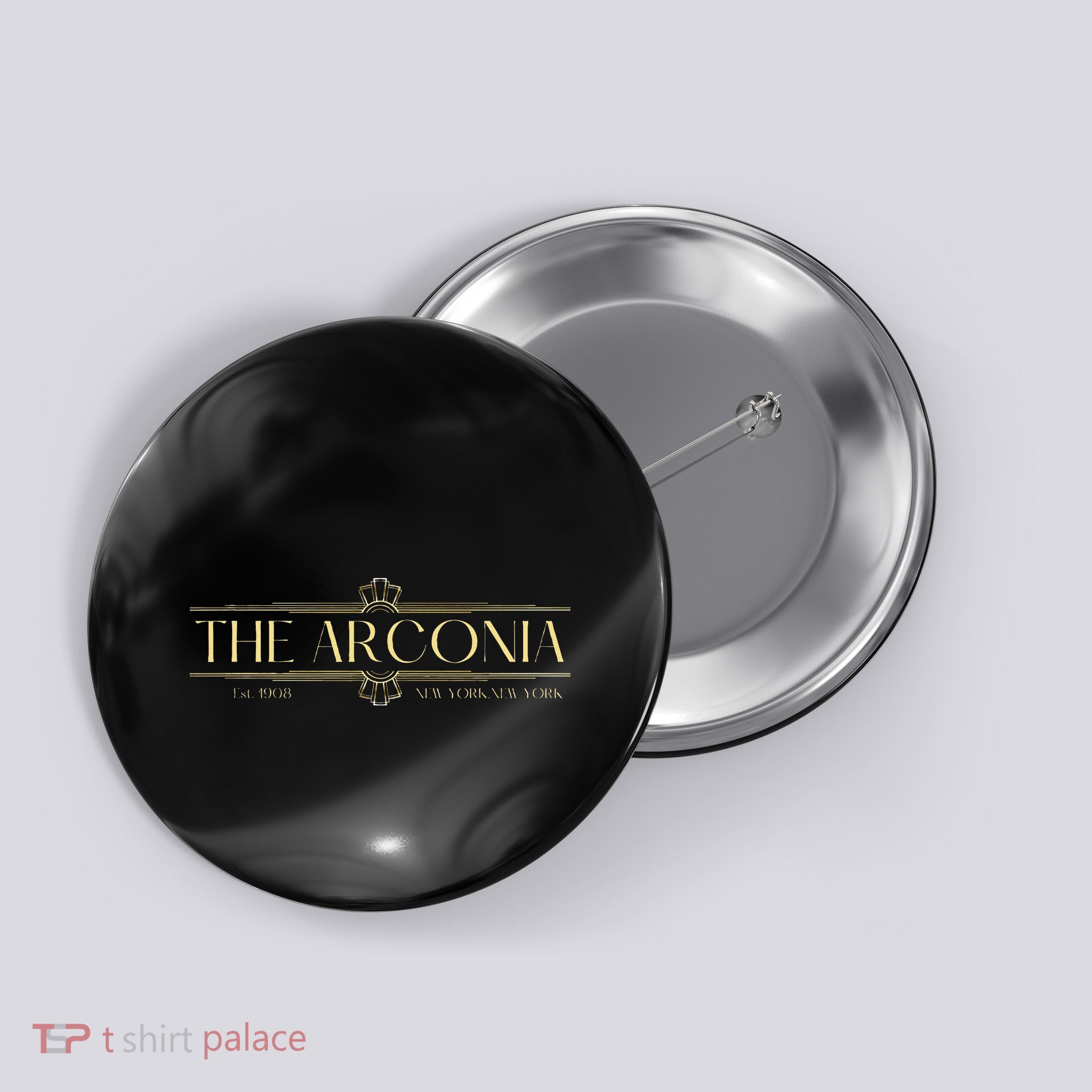 The Arconia Building Est. 1908 Murders New York Button