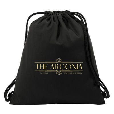 The Arconia Building Est. 1908 Murders New York Drawstring Bag