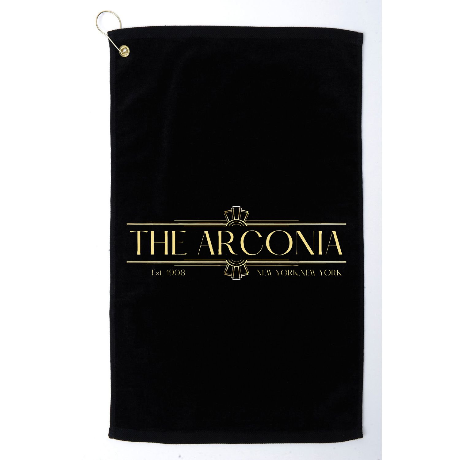 The Arconia Building Est. 1908 Murders New York Golf Towel
