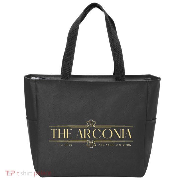 The Arconia Building Est. 1908 Murders New York Zip Tote Bag