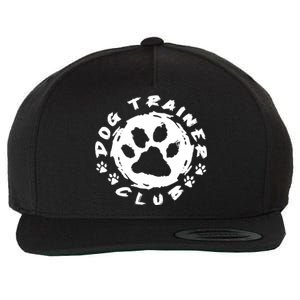 Training Animal Behaviorist Gift Dog Trainer Gift Wool Snapback Cap