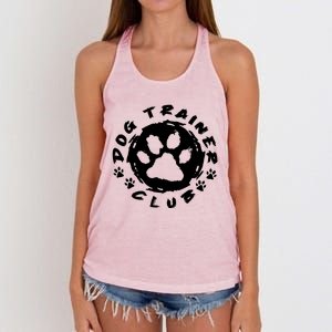 Training Animal Behaviorist Gift Dog Trainer Gift Women's Knotted Racerback Tank