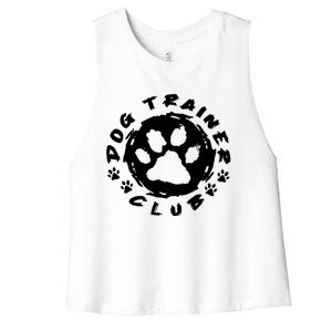 Training Animal Behaviorist Gift Dog Trainer Gift Women's Racerback Cropped Tank