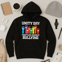 Together Against Bullying Orange Anti Bully Unity Day Hoodie