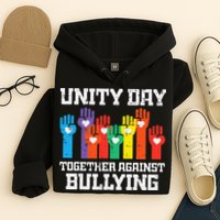 Together Against Bullying Orange Anti Bully Unity Day Hoodie
