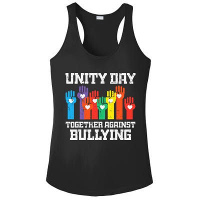 Together Against Bullying Orange Anti Bully Unity Day Ladies PosiCharge Competitor Racerback Tank