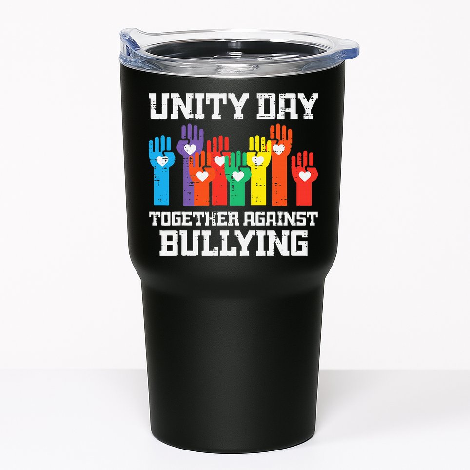 Together Against Bullying Orange Anti Bully Unity Day Tumbler