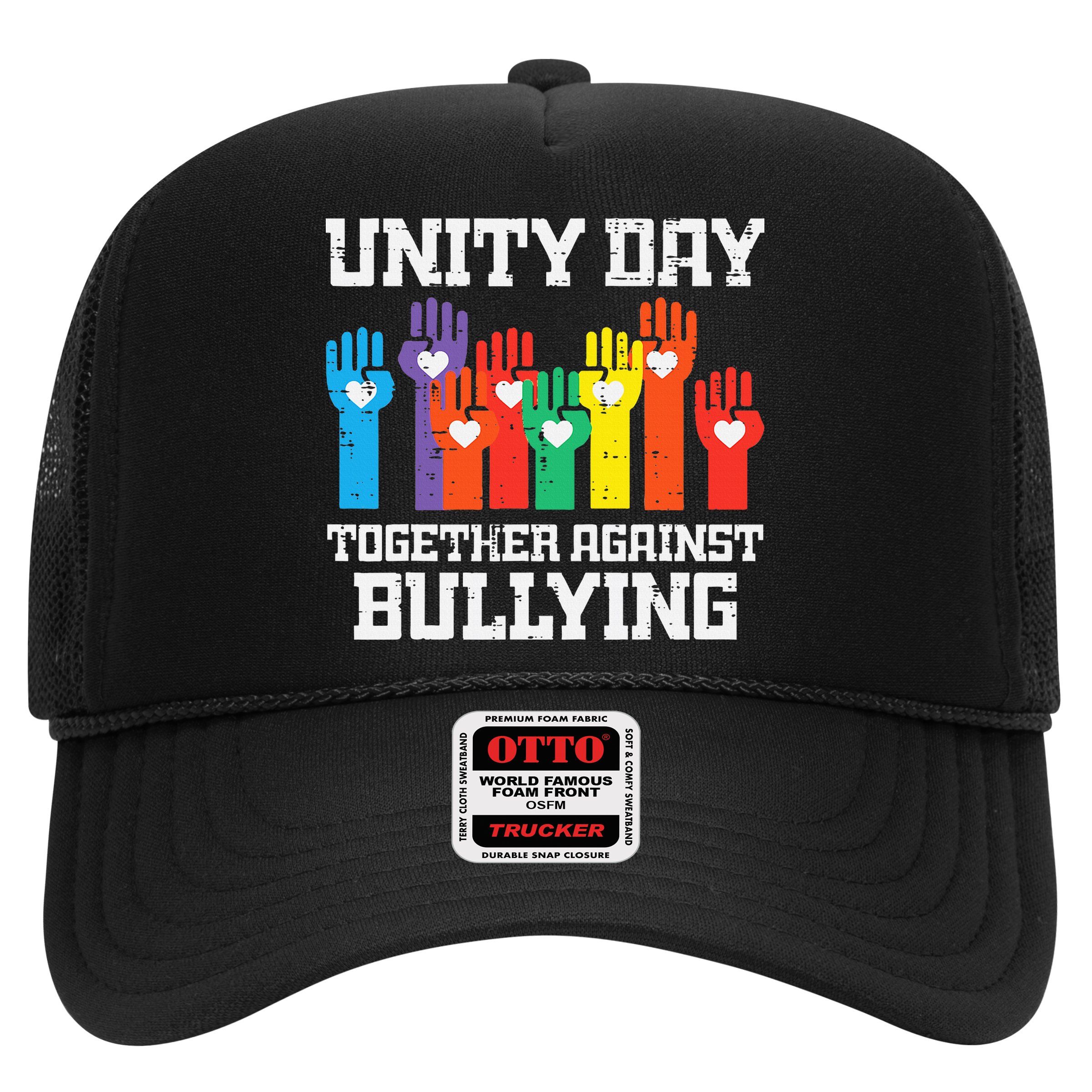 Together Against Bullying Orange Anti Bully Unity Day Hat