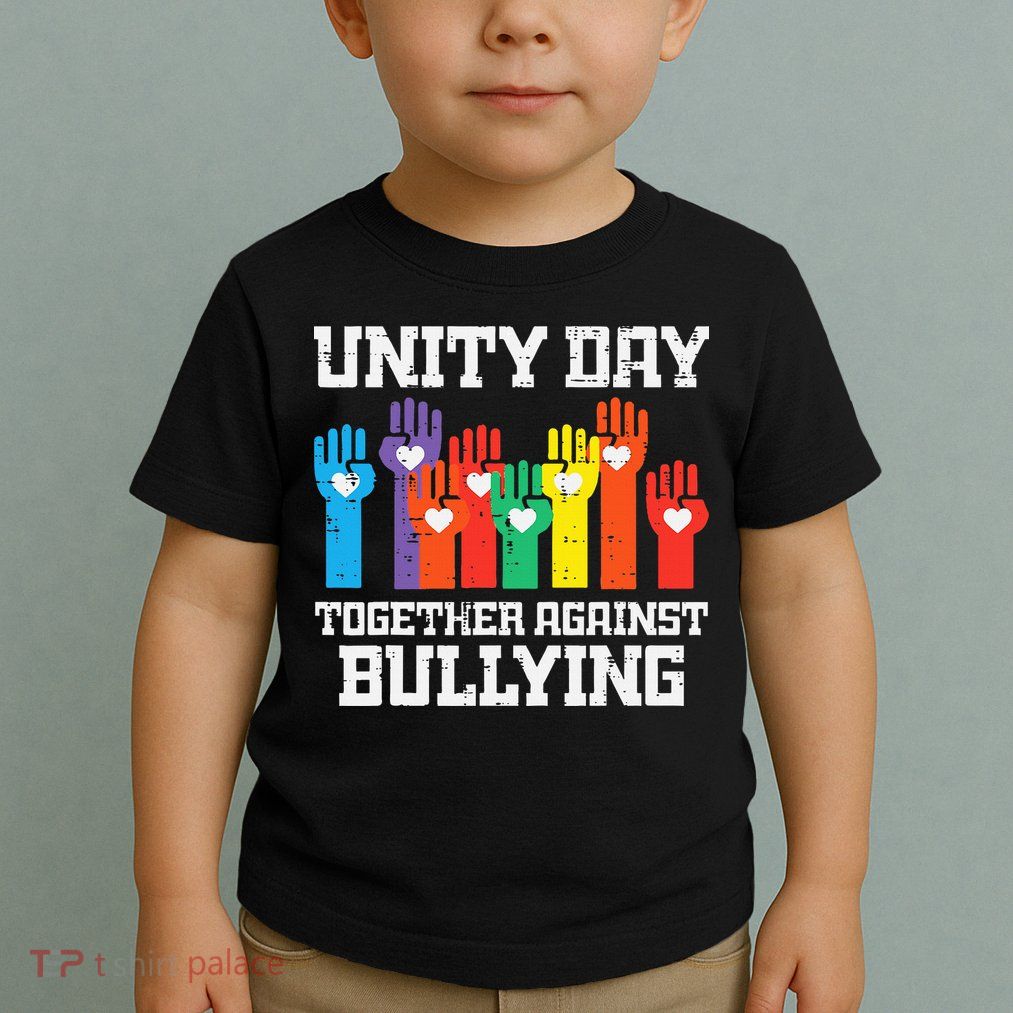 Together Against Bullying Orange Anti Bully Unity Day Toddler T-Shirt
