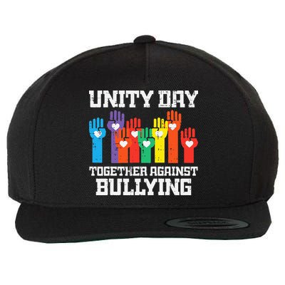 Together Against Bullying Orange Anti Bully Unity Day Wool Snapback Cap