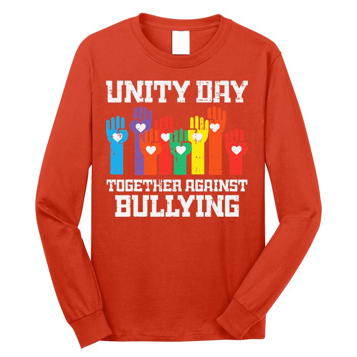 Together Against Bullying Orange Anti Bully Unity Day Long Sleeve Shirt