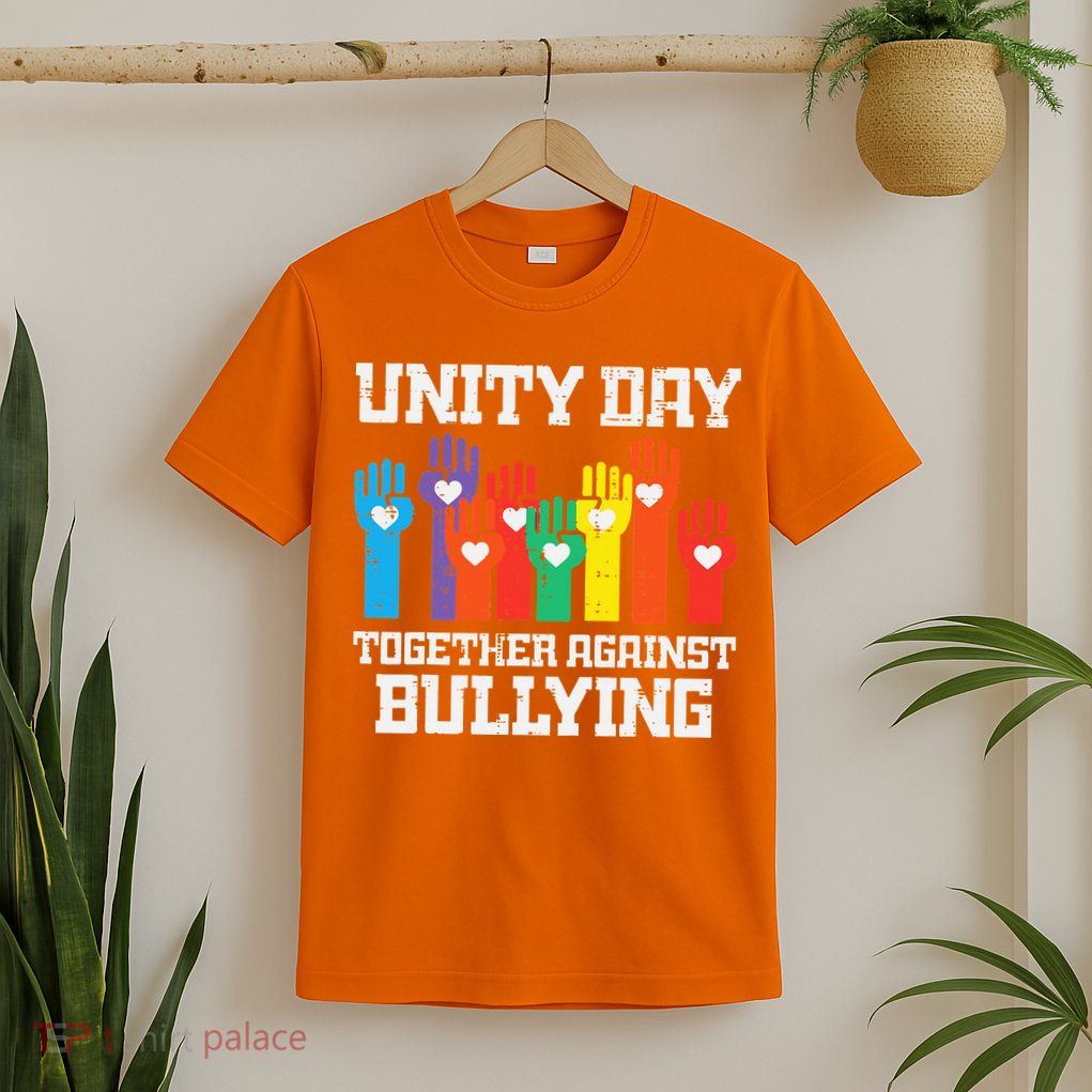 Together Against Bullying Orange Anti Bully Unity Day T-Shirt