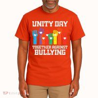 Together Against Bullying Orange Anti Bully Unity Day Tall T-Shirt
