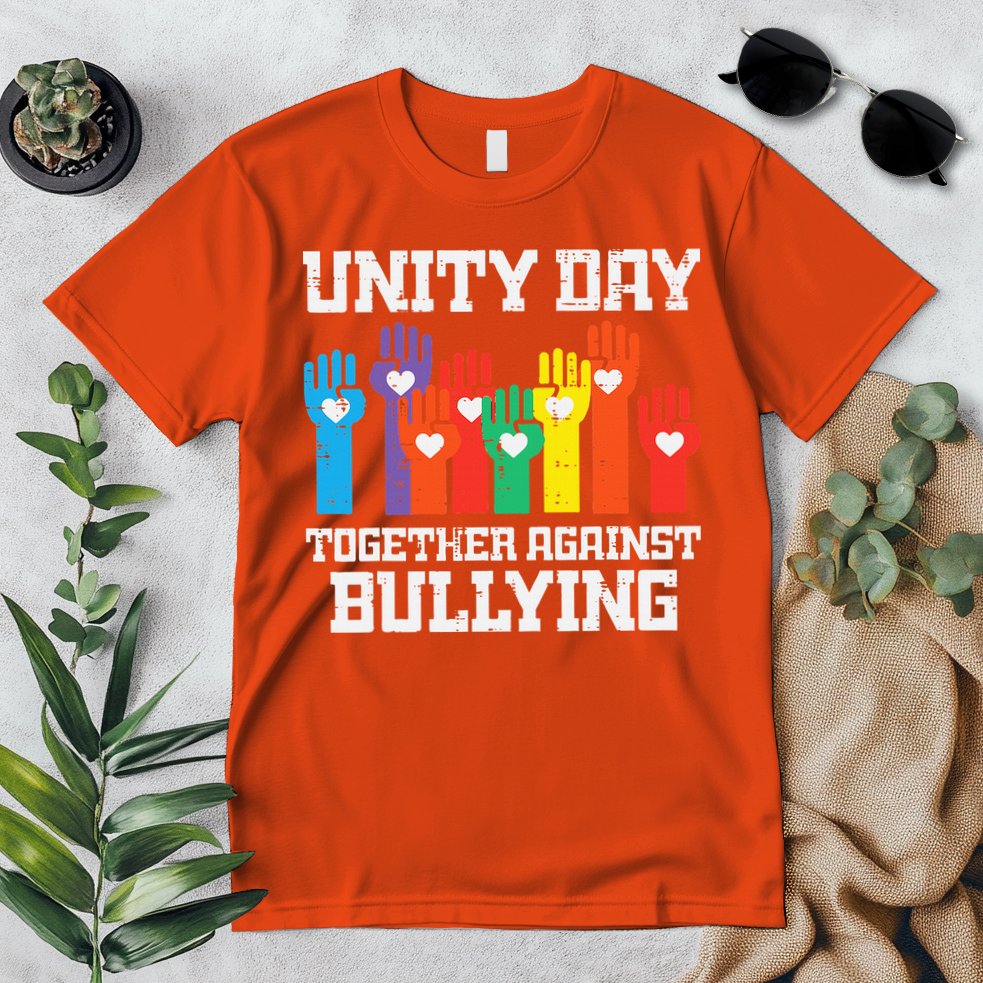 Together Against Bullying Orange Anti Bully Unity Day Premium T-Shirt