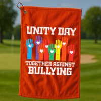 Together Against Bullying Orange Anti Bully Unity Day Golf Towel