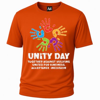 Together Against Bullying Orange Anti Bullying Unity Day Cooling Performance Crew T-Shirt