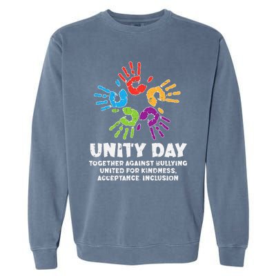 Together Against Bullying Orange Anti Bullying Unity Day Garment-Dyed Sweatshirt