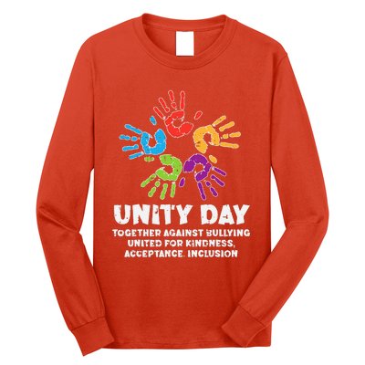 Together Against Bullying Orange Anti Bullying Unity Day Long Sleeve Shirt