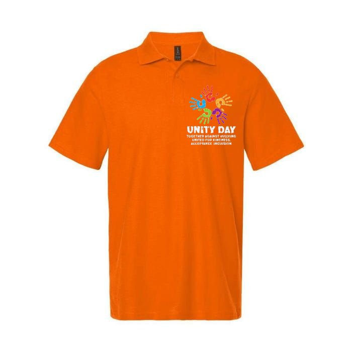 Together Against Bullying Orange Anti Bullying Unity Day Softstyle Adult Sport Polo