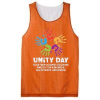 Together Against Bullying Orange Anti Bullying Unity Day Mesh Reversible Basketball Jersey Tank