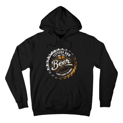 Titties And Beer That’s Why Im Here Oktoberfest Can Cap Hoodie